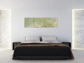 Obraz - Claude Monet, The Willows, reprodukcje (170x50 cm)