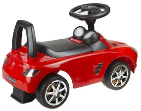 Jeździk mercedes-benz z kierownicą czerwony