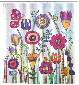 Zasłona prysznicowa 180x200 cm Rollin'Art Full Bloom – Wenko