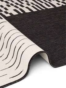 Czarny/kremowy dywan odpowiedni na zewnątrz 120x170 cm Haringey Acacia – Ted Baker