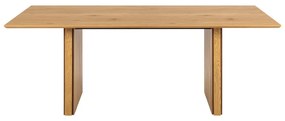 Stół z blatem w dekorze dębu 100x210 cm Colima – Actona