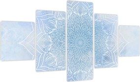 Obraz - Zimowa mandala (125x70 cm)