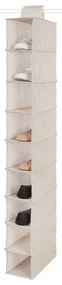 Wiszący tekstylny organizer do szafy Nancy – Compactor