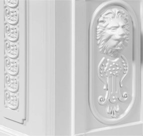 Skrzynka na listy antyczna biała