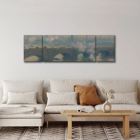 Obraz - Claude Monet, Waterloo Bridge, Gray Day, reprodukcje (170x50 cm)