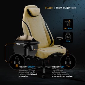 Fotel Diablo X.Eye Prime Broken Gold Normal Size