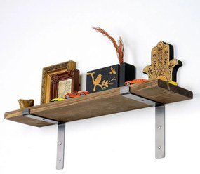Półka Lam002 Black and Walnut