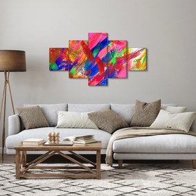 Obraz - Kolorowa abstrakcja (125x70 cm)