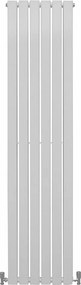 Grzejniki panelowe designerskie, połyskujące, białe, 1800 mm x 420 mm