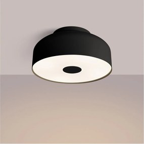 Czarna lampa sufitowa ø 30 cm Blacko – Sollux