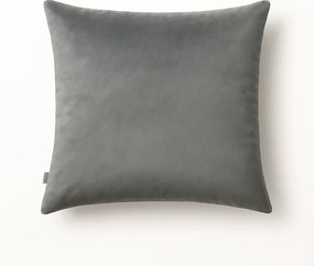 Welurowa poszewka w odcieniach szarości Werona