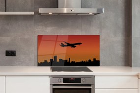 Panel nad Blat Kuchenny Samolot w Blasku Zachodzącego Słońca