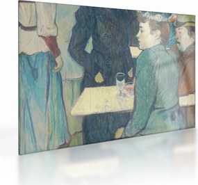 Obraz na szkle - Henri de Toulouse-Lautrec, A Corner of the Moulin de la Galette, reprodukcje (70x50 cm)