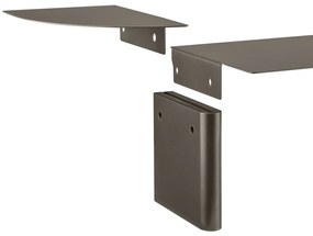 Szara stalowa półka 80 cm Oru – Blomus