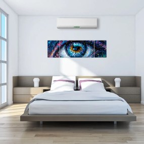 Obraz - Malowanie oczu (170x50 cm)