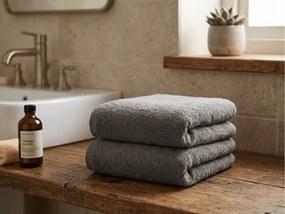 Ręcznik NORIELLE 50x90 cm ciemnoszary, 100% bawełna