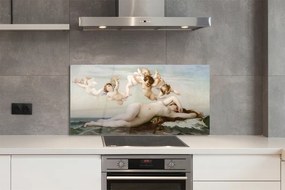 Szklany Panel Narodziny Wenus - Alexandre Cabanel