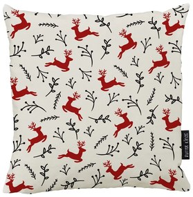 Świąteczna poduszka z poszewką z bawełny Butter Kings Deer, 45x45