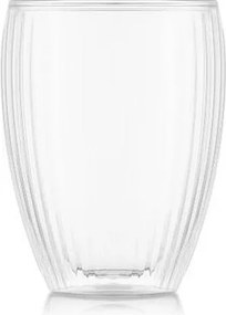 Lot 2 Szklanki Dwupłaszczowe 32cl Pavina W Paski Bodum - Zestaw 2 Szklanek 12249-10