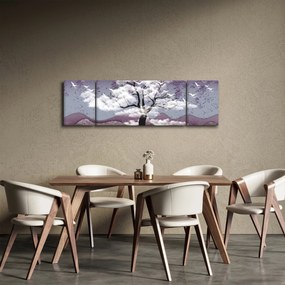 Obraz - Drzewo w chmurach (170x50 cm)