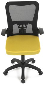 Autronic KA-K2006 YEL Krzesło biurowe, żółte