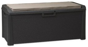 Skrzynka ogrodowa Santorini Plus szara, 560 l