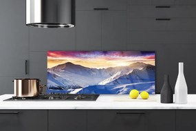 Panel Szklany Majestat Śnieżnych Szczytów