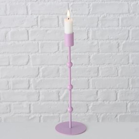 Metalowe świeczniki Kimberly, 3 sztuki, pastelowe kolory