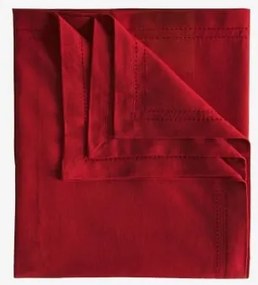Obrus 150x150 Cm Z Bawełny Eirsen Ruby Red - Sklum