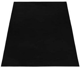 Dywan pluszowy Pouffy czarny 140 cm x 200 cm