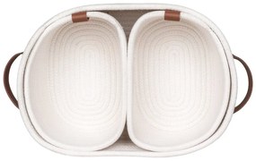 Tekstylne koszyki do łazienki zestaw 3 szt. 35x25x13 cm Jarana – House Nordic