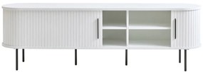 Biała szafka pod TV 180x56x45 cm Nola – Unique Furniture