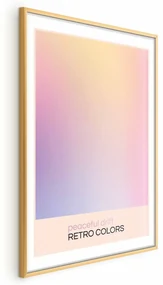 Plakat Peaceful Drift 60x90 cm z ramą złotą z marginesem ARTGEIST B