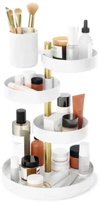 Biały plastikowy organizer łazienkowy Pirouette – Umbra