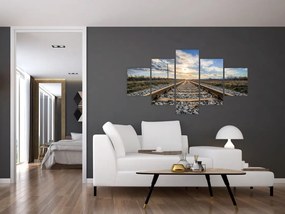 Obraz - Tory (125x70 cm)