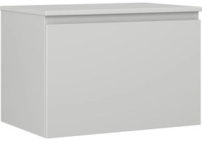 Mexen Orio szafka łazienkowa podumywalkowa 70 cm z blatem, 1 szuflada, szara mat - 91A10-07047-1-BFC62