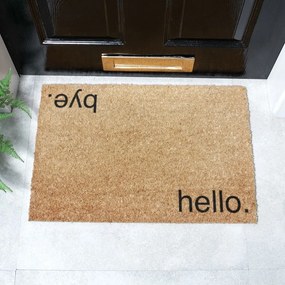 Wycieraczka z włókna kokosowego 40x60 cm Hello, Bye – Artsy Doormats