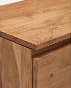 Szafka pod TV z litego drewna akacjowego w naturalnym kolorze 200x58x40 cm Uxue – Kave Home