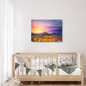 Obraz na szkle - O świcie (70x50 cm)