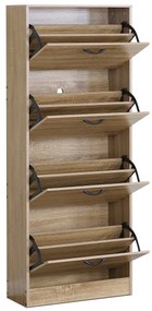 Szafka na buty z przegródkami G1018 OAK, dąb