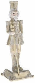 Ozdoba świąteczna Vintage złoty orzech, 7 x 20 cm