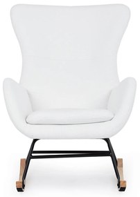 Fotel bujany WT2, biały