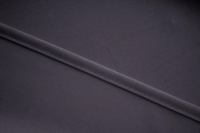 Ciemnoszara zasłona OXFORD 140x250 cm Zawieszanie: Taśma z wiązaniami