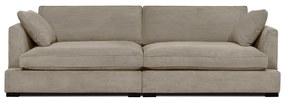 Beżowa sztruksowa sofa 266 cm Mobby – Scandic