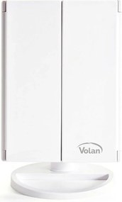 Lusterko Do MAKIJAŻU Kosmetyczne Rozkładane Powiększane ŚWIATŁA LED | VOLAN