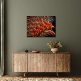 Obraz - Abstrakcyjna imitacja piór (70x50 cm)