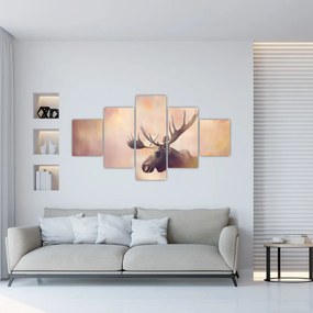 Obraz - Las w jesiennych liściach (125x70 cm)