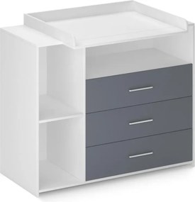 INFANTASTIC Przewijak , 113 x 53 x 101 cm, biało-szary