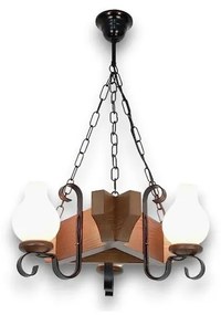 Brilagi - Żyrandol na łańcuchu QUEEN 3xE14/40W/230V buk/orzech