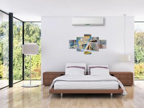 Obraz - Abstrakcja (125x70 cm)